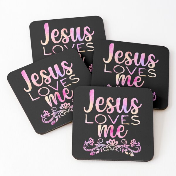 Item preview, Jesus Loves Me Watercolor designed and sold by ChelleCreate.