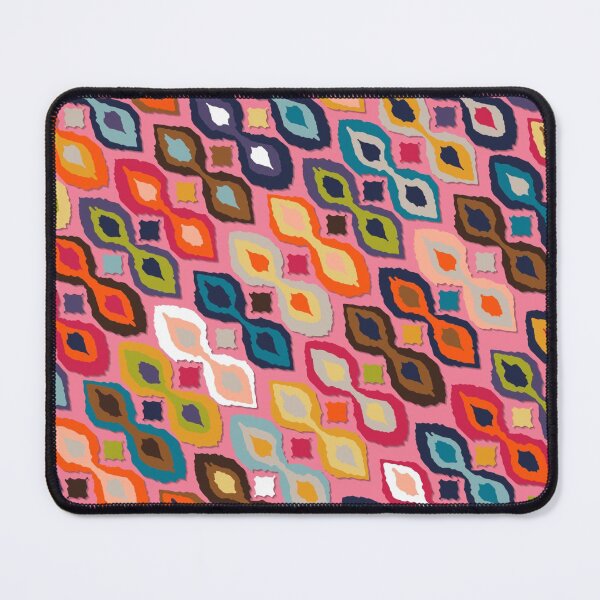 Item preview, carnival ikat pink designed and sold by scrummy.