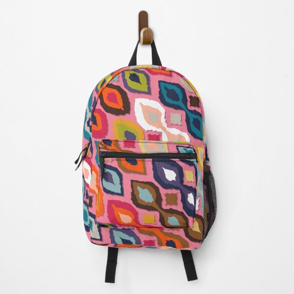 Item preview, carnival ikat pink designed and sold by scrummy.