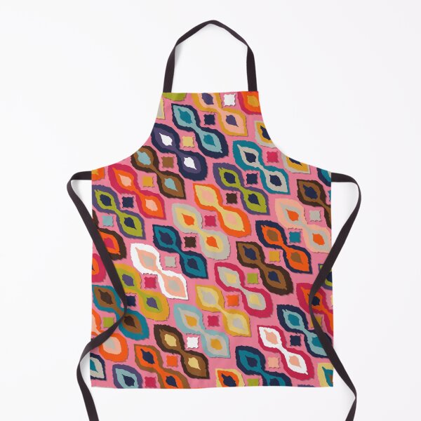 Item preview, carnival ikat pink designed and sold by scrummy.