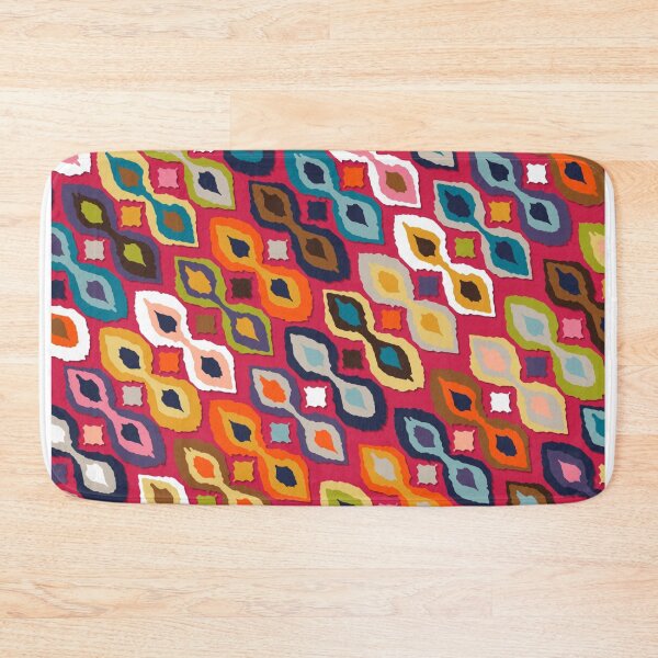 Item preview, carnival ikat red designed and sold by scrummy.