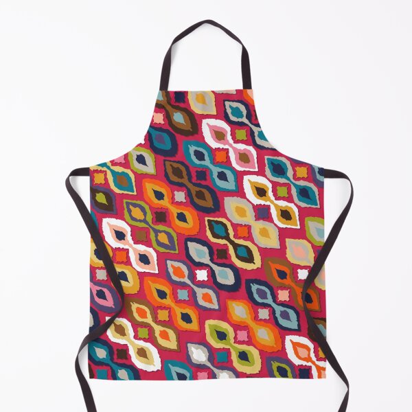 Item preview, carnival ikat red designed and sold by scrummy.