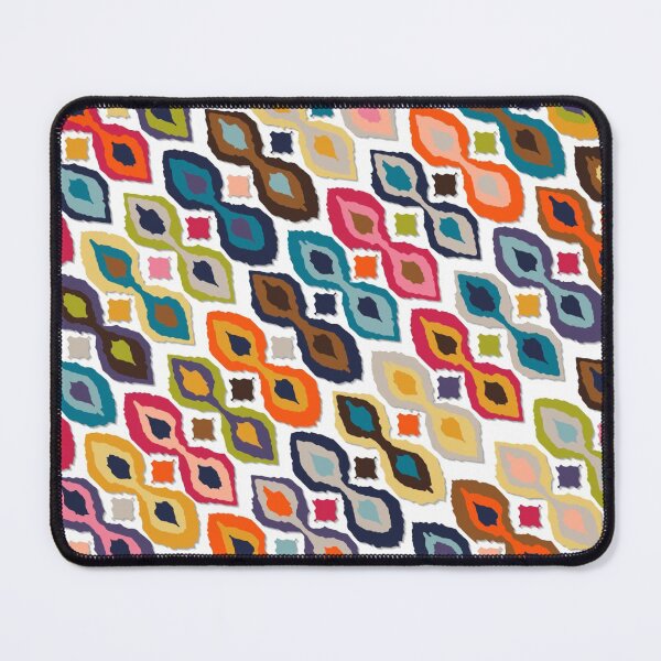 Item preview, carnival ikat white designed and sold by scrummy.
