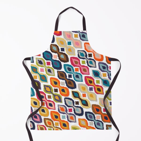 Item preview, carnival ikat white designed and sold by scrummy.