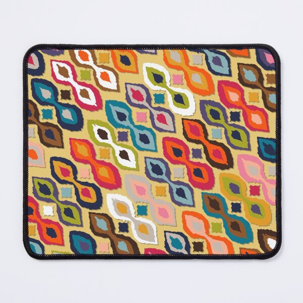 Item preview, carnival ikat yellow designed and sold by scrummy.