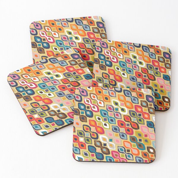Item preview, carnival ikat yellow designed and sold by scrummy.