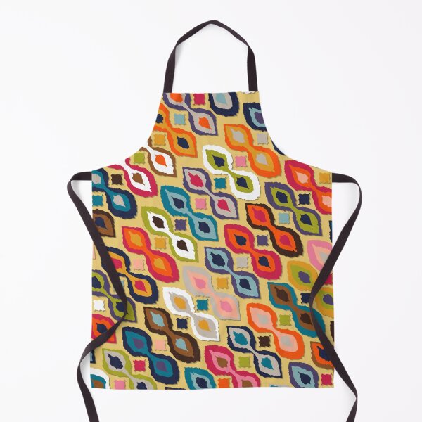Item preview, carnival ikat yellow designed and sold by scrummy.