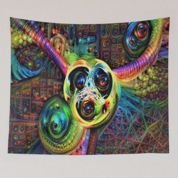 Item preview, psychedelic rainbow design13 designed and sold by BelAnnGrey.