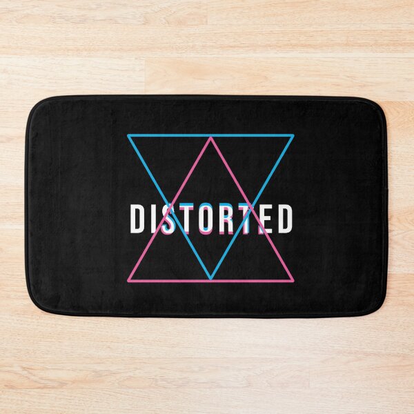 Item preview, "Distorted" Cyan and Pink cool and aesthetic trendy Design designed and sold by Nadi-design.