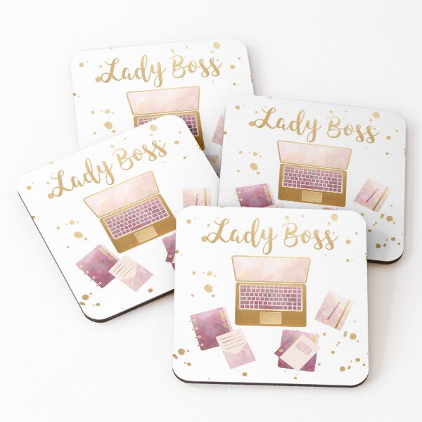 Item preview, Badass Boss Lady designed and sold by Glow & Grit – a mix of softness and edge.