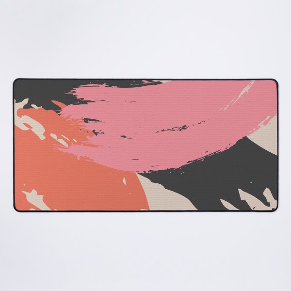 Item preview, Pink and Black Abstract Brush Strokes AP177-11 designed and sold by DuckyRubin.