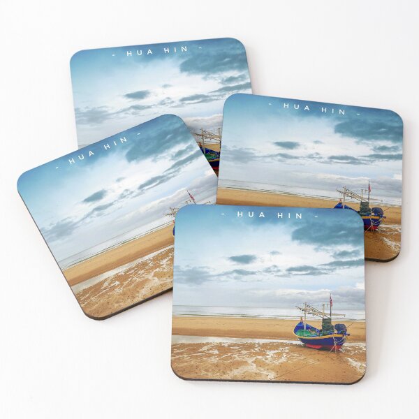 Item preview, Boat on Hua Hin Beach designed and sold by Ernest-Flat.