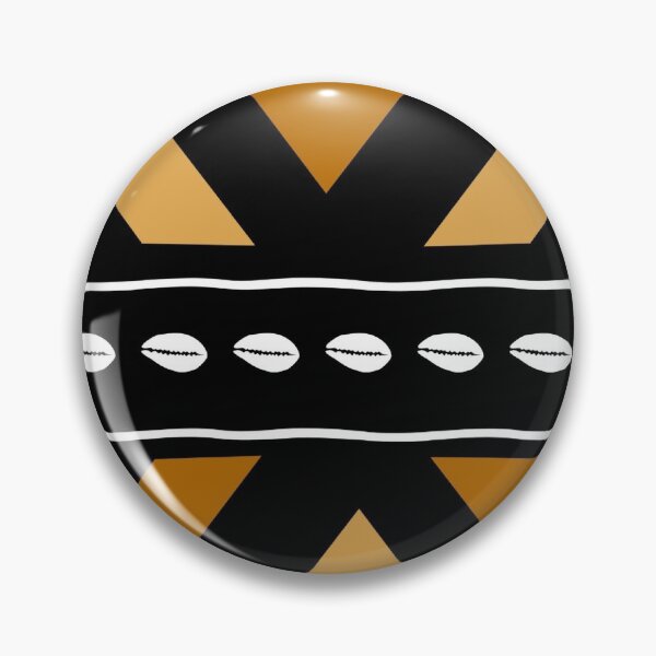 Item preview, Bogolan Mud Cloth Mask with Cowrie Shells designed and sold by funkyvibes.