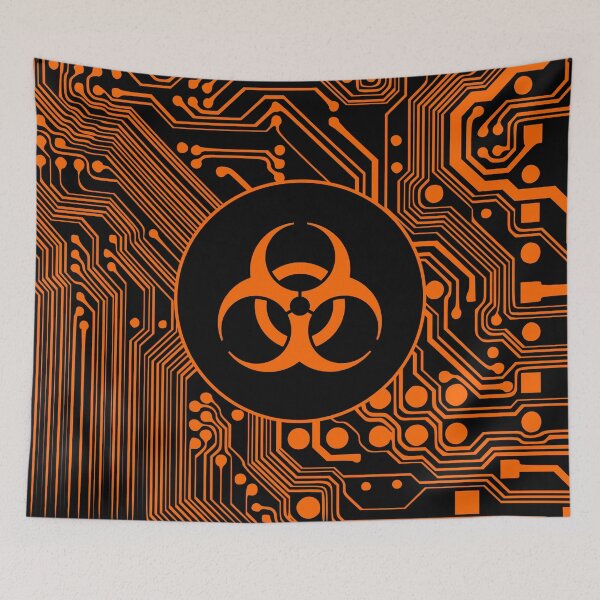 Item preview, Orange Biohazard (Cybergoth) designed and sold by MeteorsAndStars.