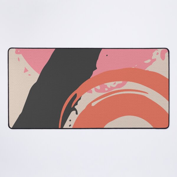 Item preview, Pink and Black Abstract Brush Strokes AP177-7 designed and sold by DuckyRubin.