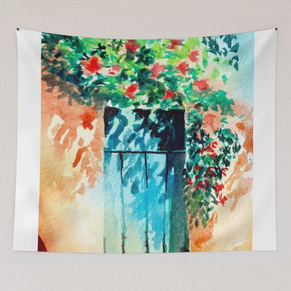 Item preview, Watercolor Landscape Door & Trees designed and sold by Shery's Studio.