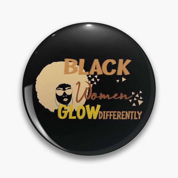 Item preview, Black Women Glow Differently  designed and sold by SweetbeStore.