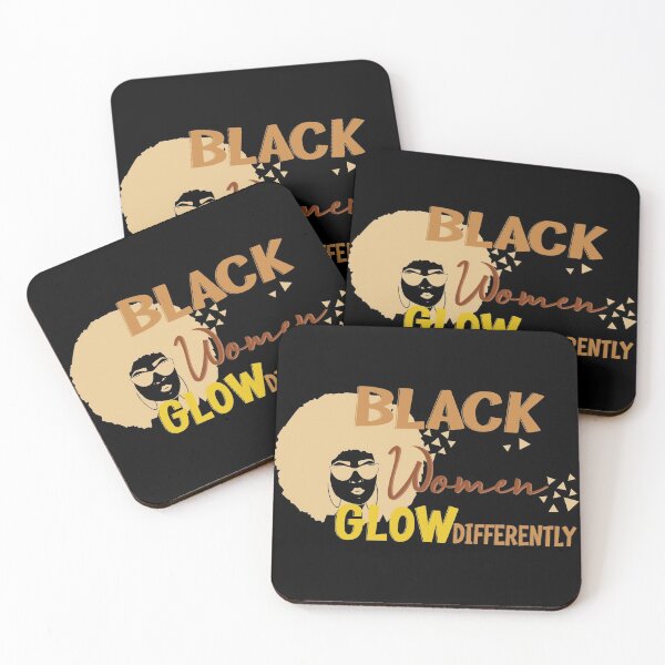 Item preview, Black Women Glow Differently  designed and sold by SweetbeStore.