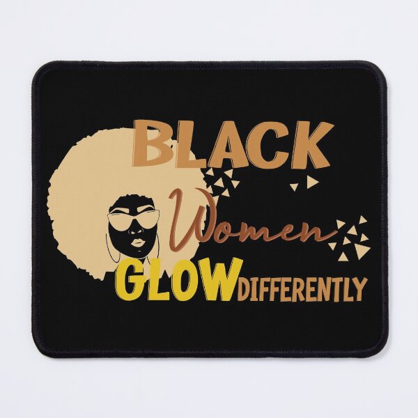 Item preview, Black Women Glow Differently  designed and sold by SweetbeStore.
