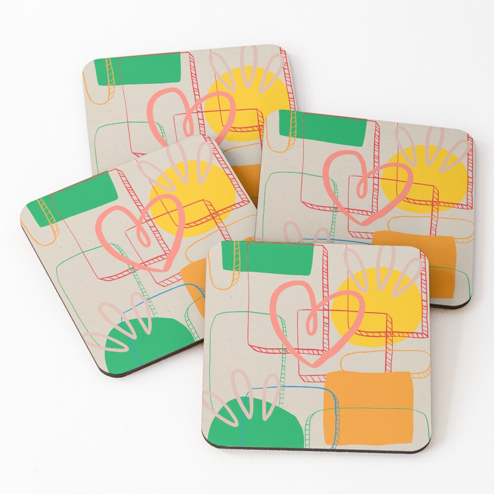 Item preview, Coasters (Set of 4) designed and sold by SooDesignStudio.