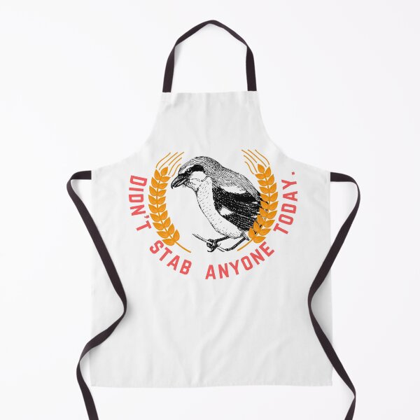 Item preview, Didn't stab anyone today shrike award designed and sold by TheWaterBirds.