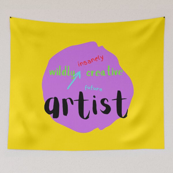Item preview, FUTURE ARTIST #1 (yellow background) designed and sold by EllieMonroe.
