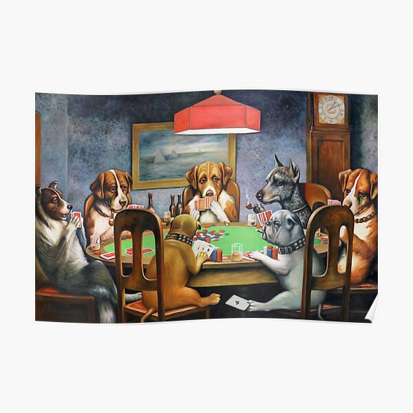 Dogs Playing Poker Gifts & Merchandise for Sale | Redbubble