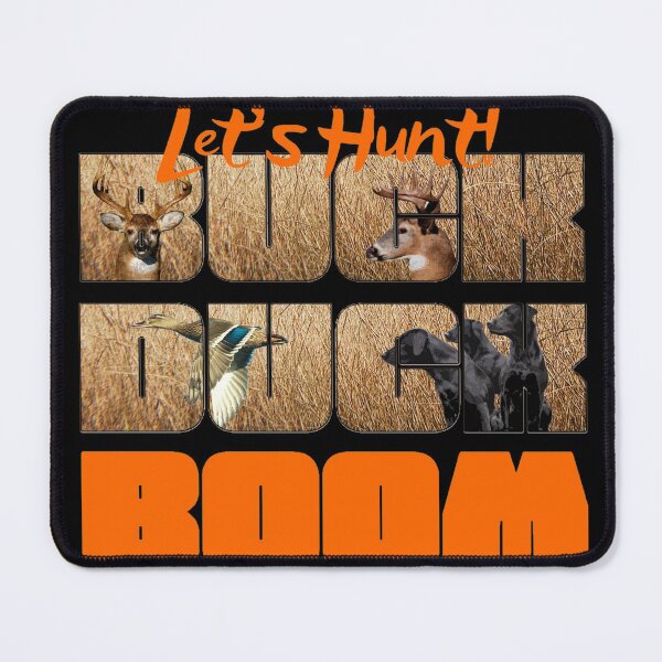 Item preview, BUCK DUCK BOOM Deer and Duck Hunting design with Whitetail Bucks, Mallards, Wood Ducks, and Labradors designed and sold by LifeCrush.