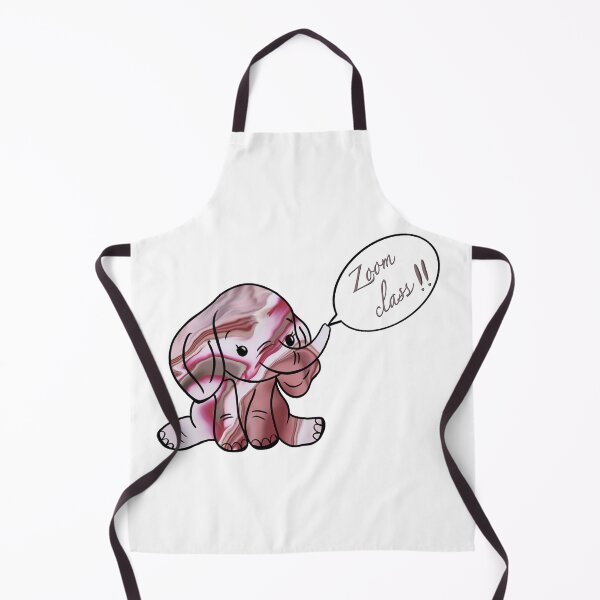 Item preview, Zoom class - cute abstract elephant painting designed and sold by Mirandum.