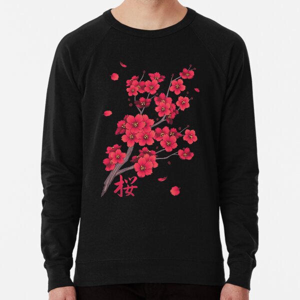 Item preview, Falling Red Sakura Cherry Blossom petals designed and sold by arterialmotive.