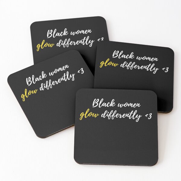 Item preview, Black Women Glow Differently  designed and sold by SweetbeStore.