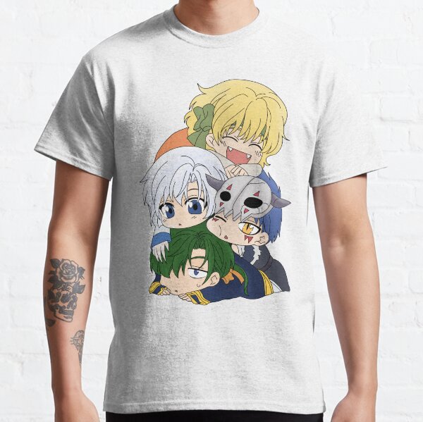 The Four Dragon Warriors Chibi Classic T-Shirt