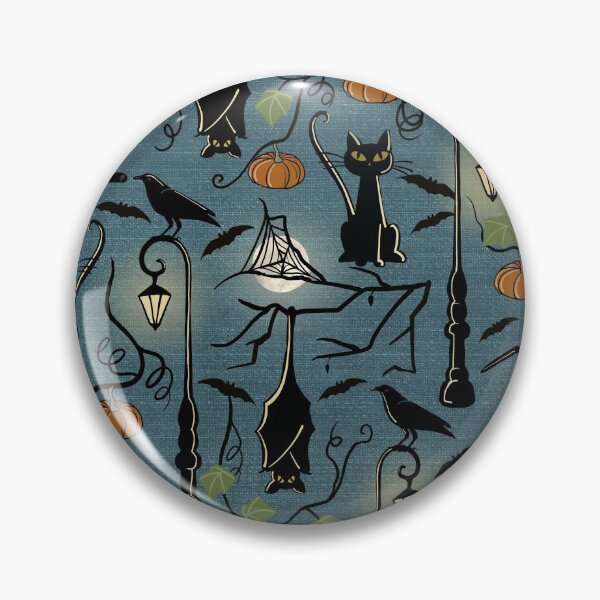 Item preview, Bats, Cat and Crows on lampshades designed and sold by VickiLarner.