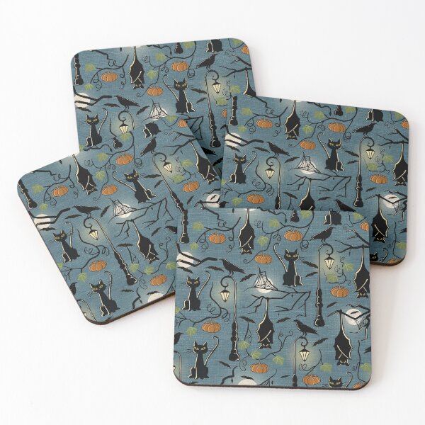 Item preview, Bats, Cat and Crows on lampshades designed and sold by VickiLarner.