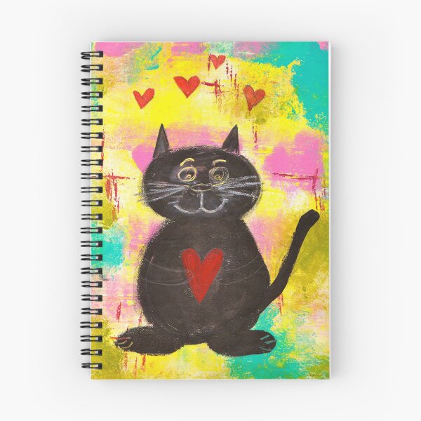 Item preview, HENRY THE BLACK CAT  designed and sold by KATHLEEN TENNANT ART.