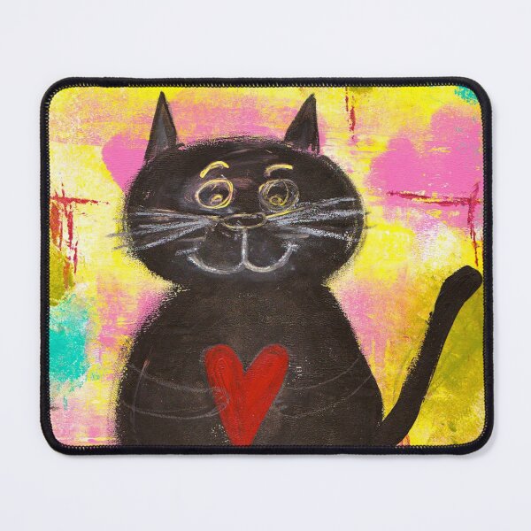 Item preview, HENRY THE BLACK CAT  designed and sold by KATHLEEN TENNANT ART.