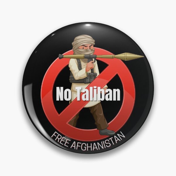 Item preview, No Taliban | Free Afghanistan designed and sold by Cosmonauteur.