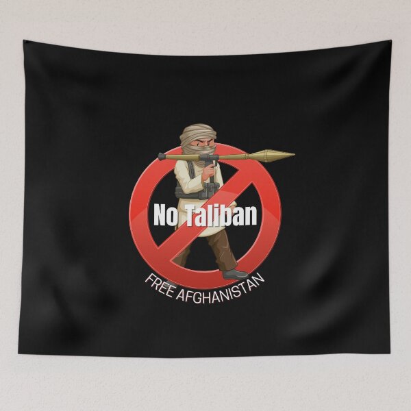 Item preview, No Taliban | Free Afghanistan designed and sold by Cosmonauteur.