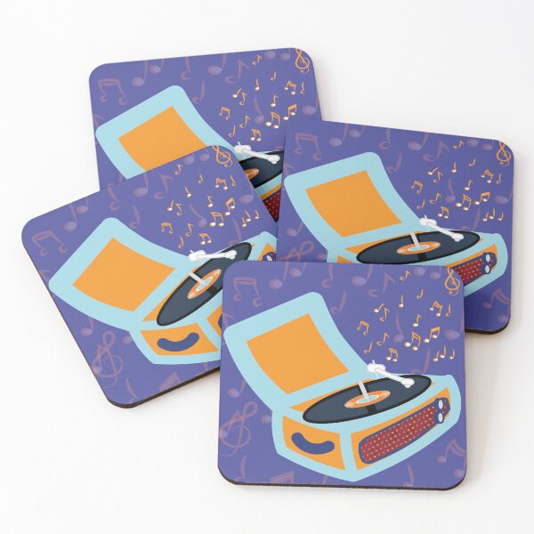 Item preview, PARTY TIME! Fun dansette icon and music design designed and sold by Susan Marie Williams.