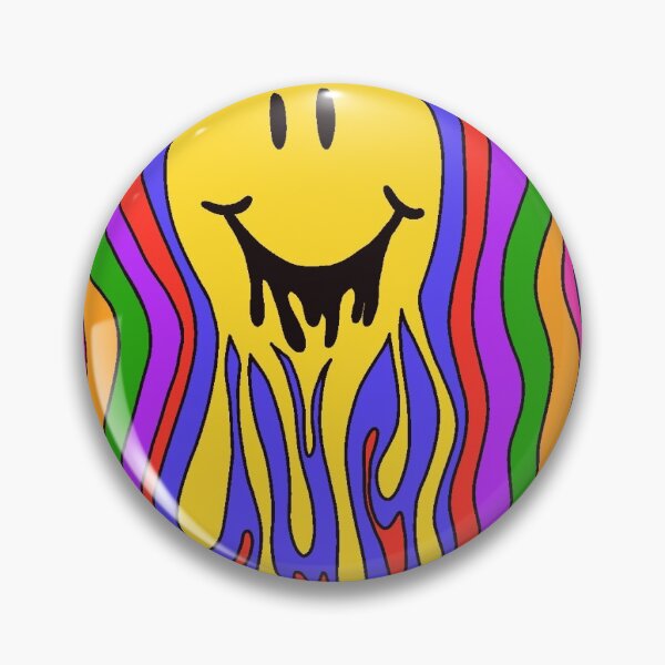 Item preview, melting smiley face designed and sold by meadowgast.