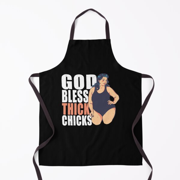 Item preview, God Bless Thick Chicks Funny Meme designed and sold by Justnath.