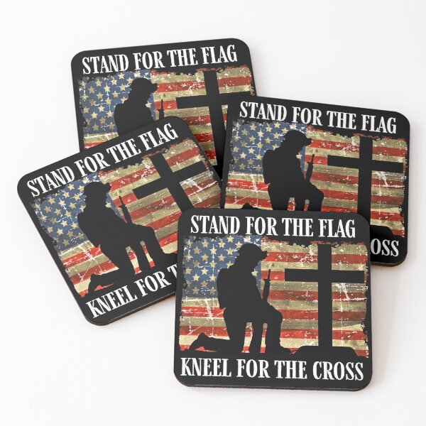 Item preview, Stand For The Flag, Kneel For The Cross designed and sold by ChelleCreate.