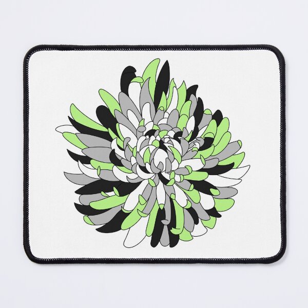 Item preview, Agender Pride Flag Flower designed and sold by Kai Buro.
