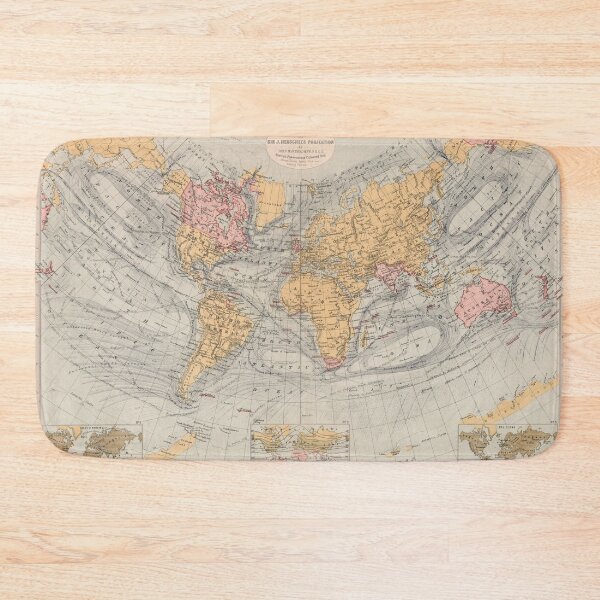 Item preview, Map of the World in 1871 designed and sold by ganje.