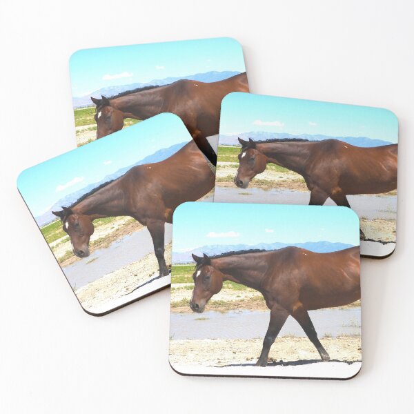 Item preview, Red mustang and blue sky designed and sold by Stephanie  Skeem.