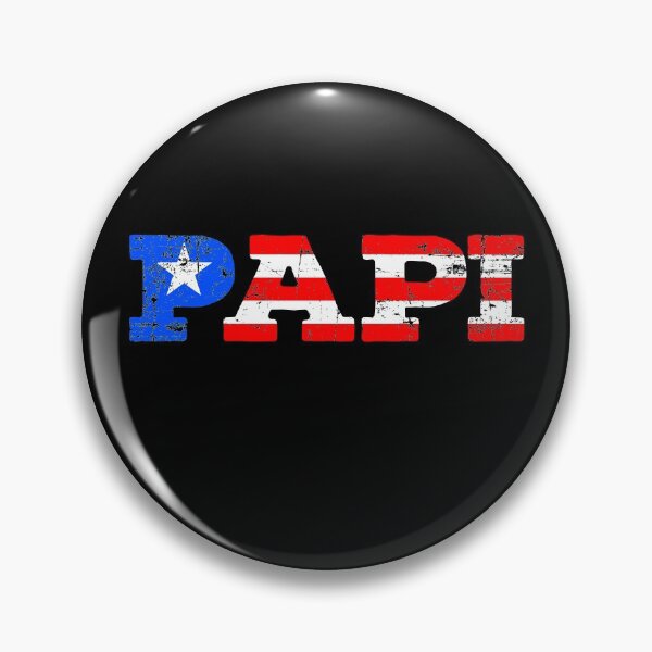 Artikelvorschau, Puerto Rico Flagge Papi Boricua Distressed Vintage entworfen und verkauft von Rustic Valley Studio.