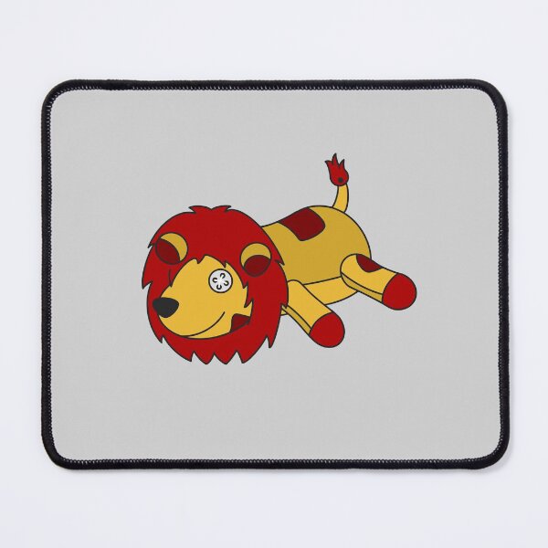 Item preview, Patchwork Lion Plush-Red and Gold  designed and sold by Kai Buro.