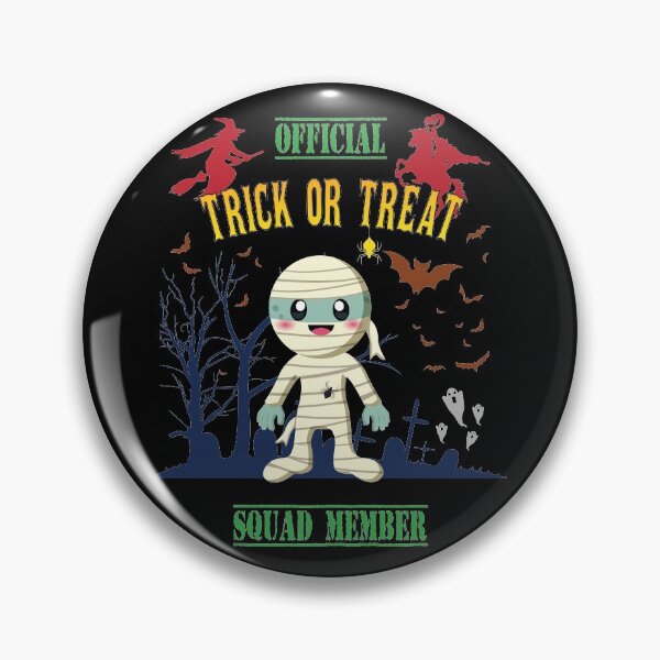 Item preview, Official trick or treat squad member mummy designed and sold by StencilMyst ..