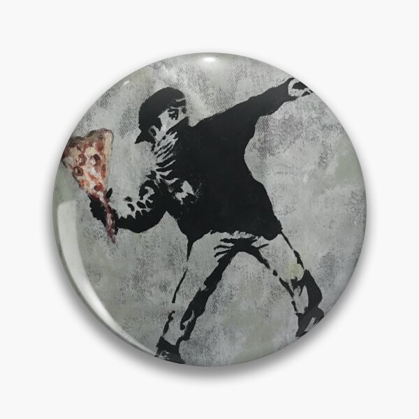 Item preview, Pizza Thrower Street Art designed and sold by ArtMeetsPizza.