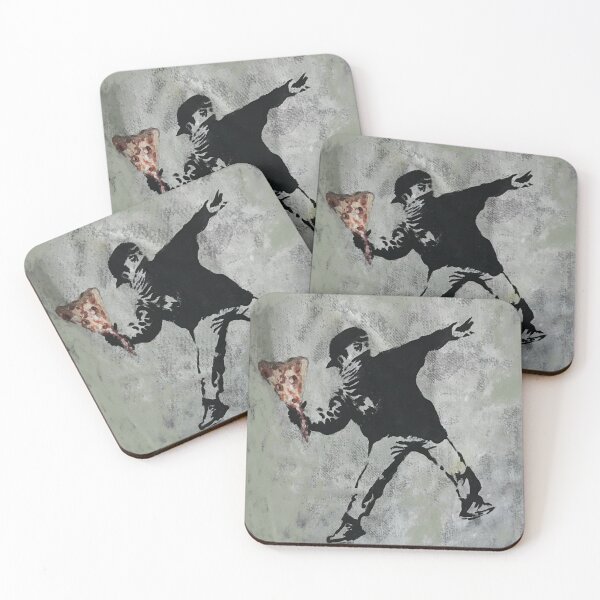 Item preview, Pizza Thrower Street Art designed and sold by ArtMeetsPizza.